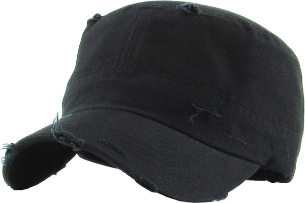 funky junque Distressed Cadet Hat by Funky Junque