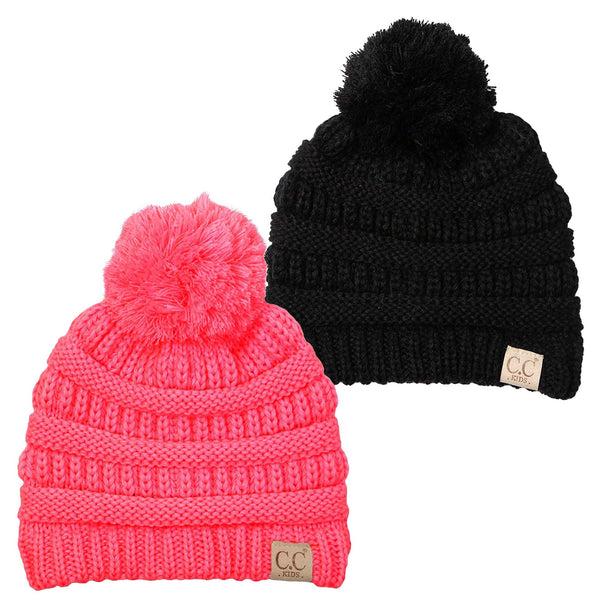 funky junque Kids Pom Beanie by Funky Junque