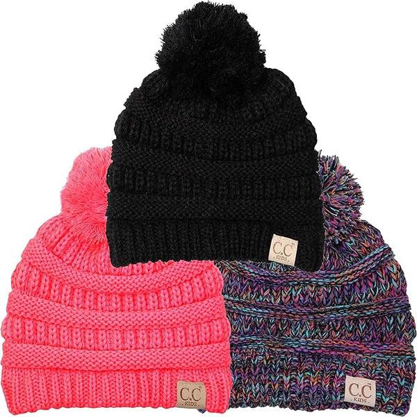 funky junque Kids Pom Beanie by Funky Junque