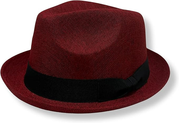 funky junque Lightweight Porkpie Fedora Sun Hat
