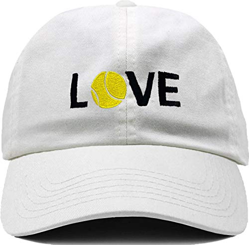Funky Junque Love Tennis Dad Hat By Funky Junque