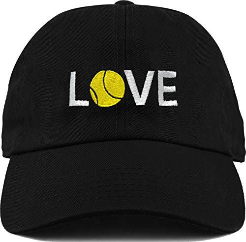 funky junque Love Tennis Dad Hat by Funky Junque