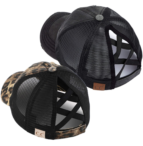 funky junque Funky Junque Mommy and Me Mother Daughter Criss Cross Baseball Caps