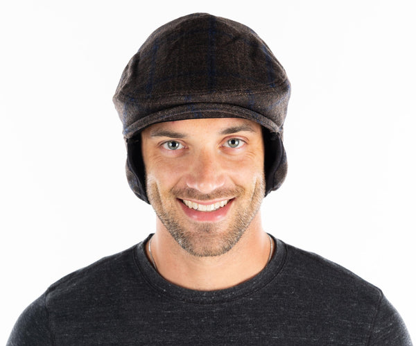 Funky Junque Newsboy Earflap Cap By Funky Junque