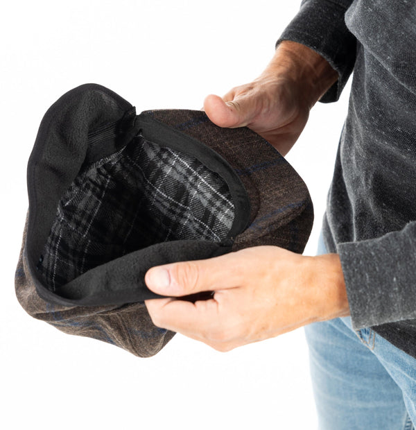 Funky Junque Newsboy Earflap Cap By Funky Junque