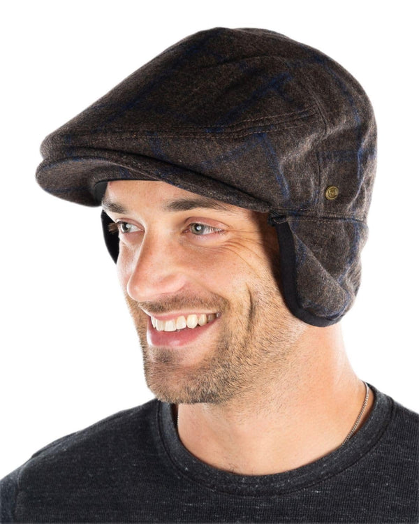 funky junque Newsboy Earflap Cap by Funky Junque