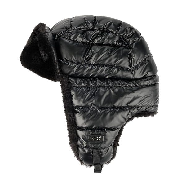 Funky Junque Puffer Trapper Hat By Funky Junque