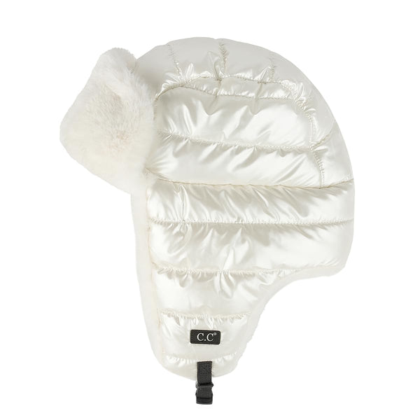Funky Junque Puffer Trapper Hat By Funky Junque