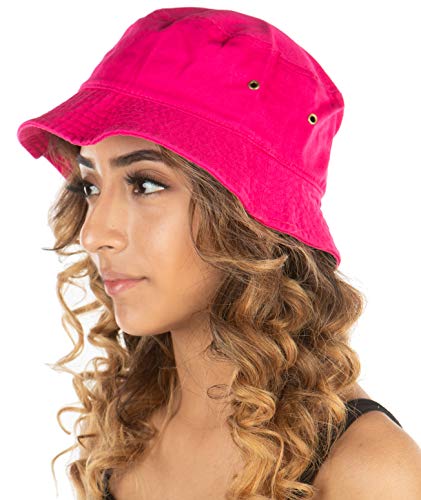Funky Junque Solid Bucket Hat By Funky Junque