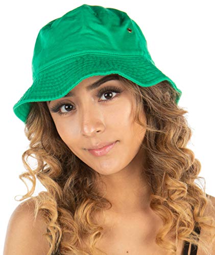 Funky Junque Solid Bucket Hat By Funky Junque