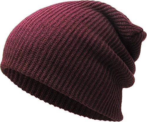 Funky Junque Solid Slouchy Beanie By Funky Junque