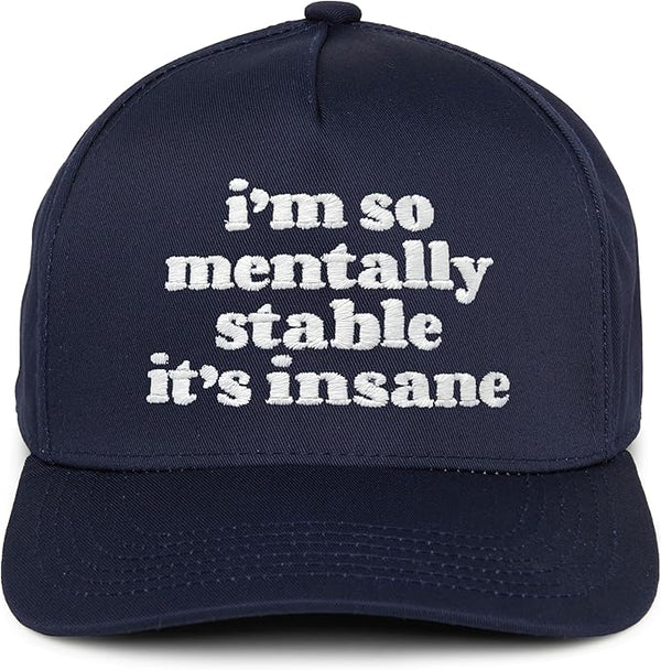 Funky Junque Solid Vintage Snapback Hat - Sayings