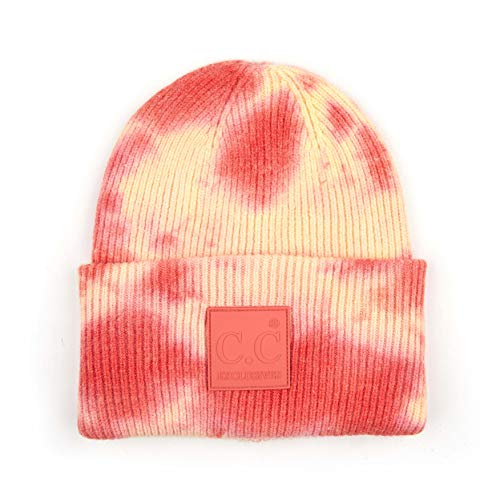 Funky Junque Tie Dye Cuffed Beanie By Funky Junque