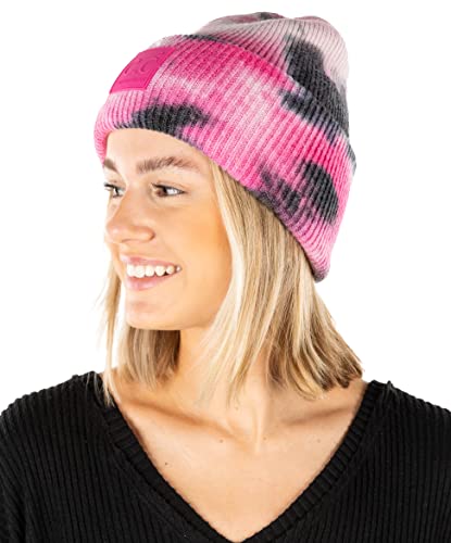 funky junque Tie Dye Cuffed Beanie by Funky Junque