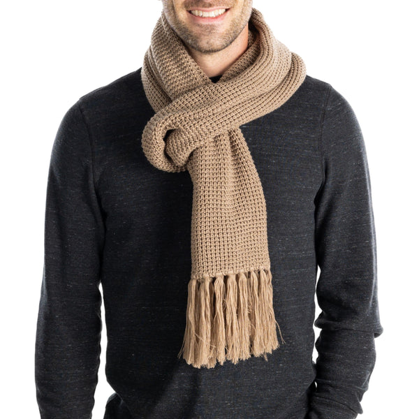 Funky Junque Waffle Knit Scarf By Funky Junque