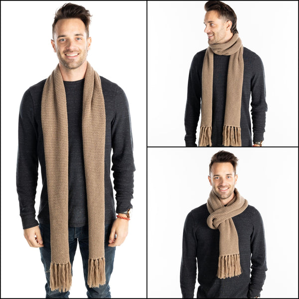 Funky Junque Waffle Knit Scarf By Funky Junque