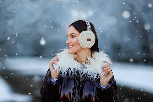 Funky Junque Fuzzy Adjustable Ear Muffs By Funky Junque