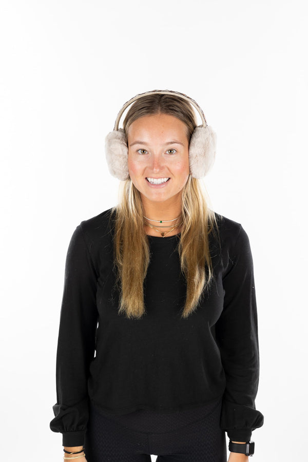 Funky Junque Fuzzy Adjustable Ear Muffs By Funky Junque