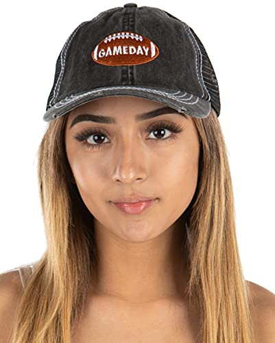 Funky Junque Gameday Distressed Vintage Patch Baseball Cap By Funky Junque