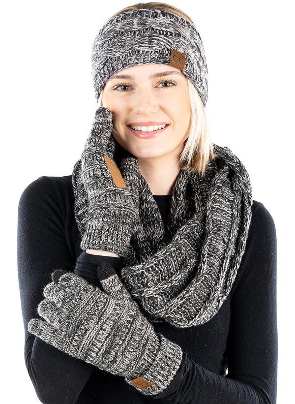 Funky Junque Headband Scarf & Gloves Matching Set By Funky Junque