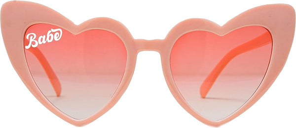 funky junque Heart Shaped Fashion Eyewear Sunglasses for Women - Bride/Babe