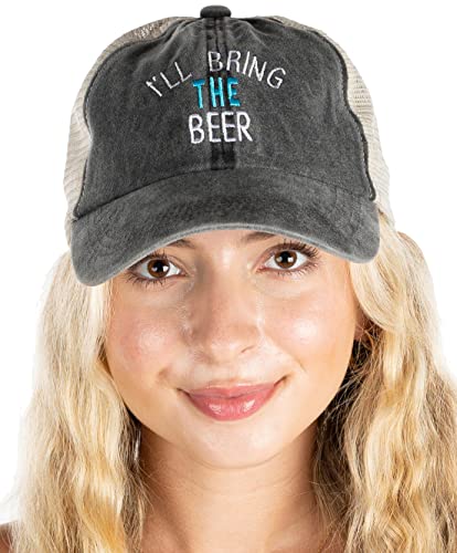 Funky Junque I'll Bring The - Cotton Mesh Baseball Cap By Funky Junque