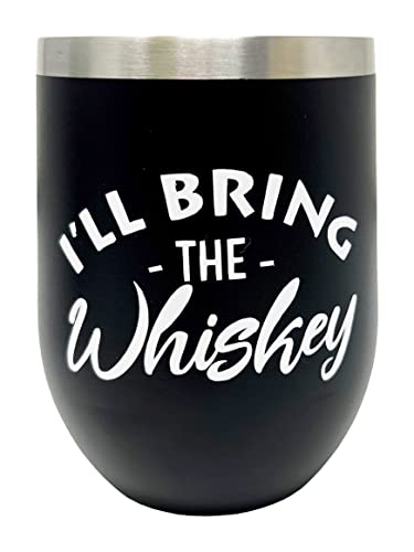 Funky Junque I'll Bring The Stainless Steel Wine Tumblers By Funky Junque