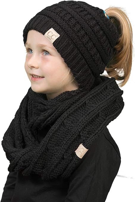 funky junque Kids Beanie & Infinity Scarf Matching Set by Funky Junque