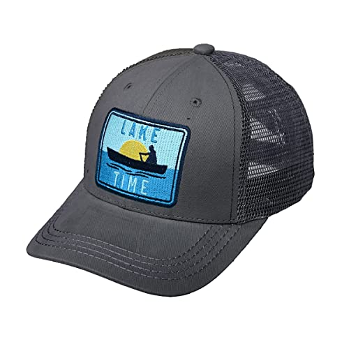 funky junque Lake Time Mesh Trucker Hat by Funky Junque