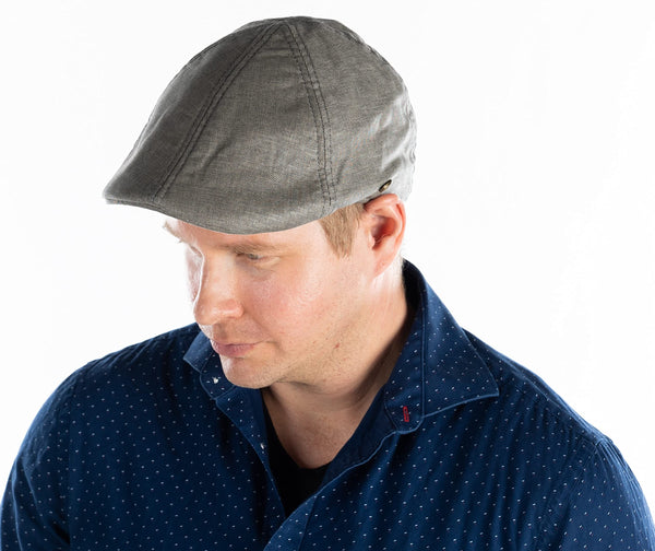 Funky Junque Linen Newsboy Summer Ivy Flatcap By Funky Junque