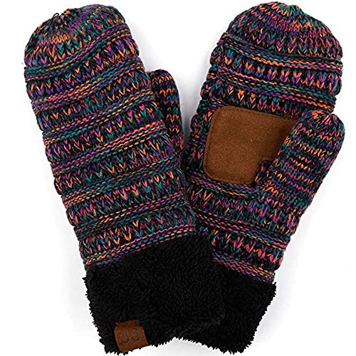 Funky Junque Multicolor Lined Mittens By Funky Junque