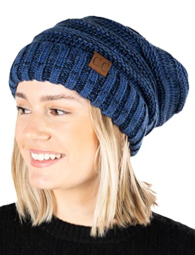 Funky Junque Multicolor Mix Oversized Slouchy Beanie By Funky Junque
