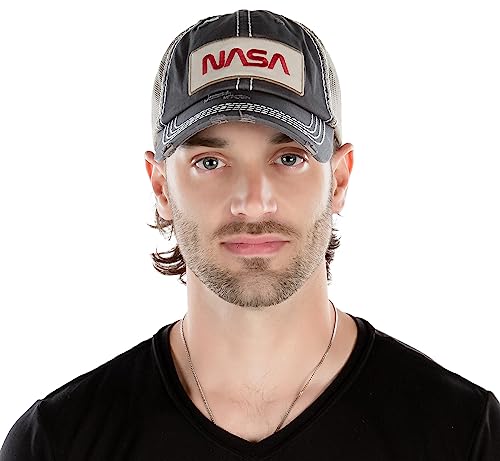 Funky Junque NASA Distressed Baseball Cap By Funky Junque