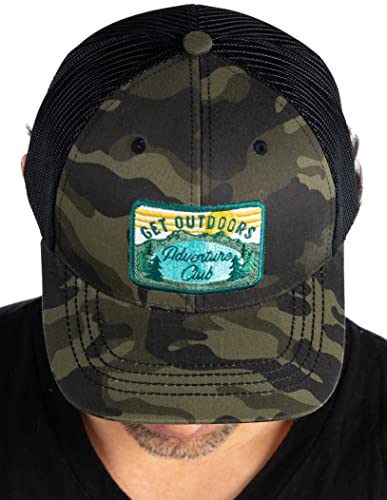 Funky Junque Outdoors Mesh Trucker Hat By Funky Junque