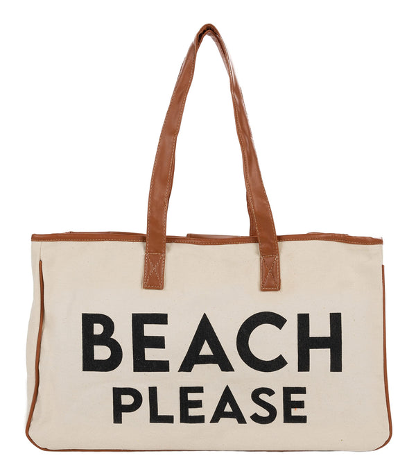 Funky Junque Oversized Constructed Canvas Cotton Tote Bag By Funky Junque