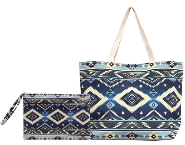 Funky Junque Pattern Beach Bag Tote By Funky Junque