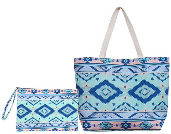 Funky Junque Pattern Beach Bag Tote By Funky Junque