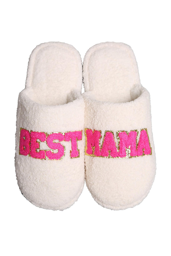 funky junque Plush Closed Toe Slippers by Funky Junque
