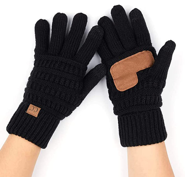 Funky Junque Ponytail Beanie & Gloves Matching Set By Funky Junque