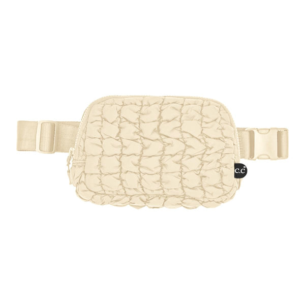 Funky Junque Quilted Puffer Belt Bag By Funky Junque