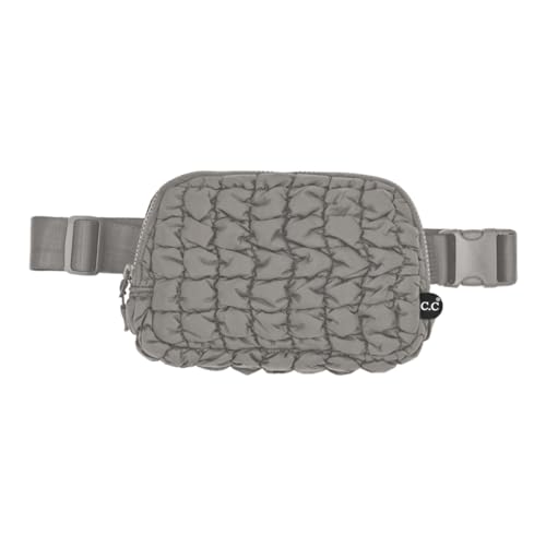 funky junque Quilted Puffer Belt Bag by Funky Junque