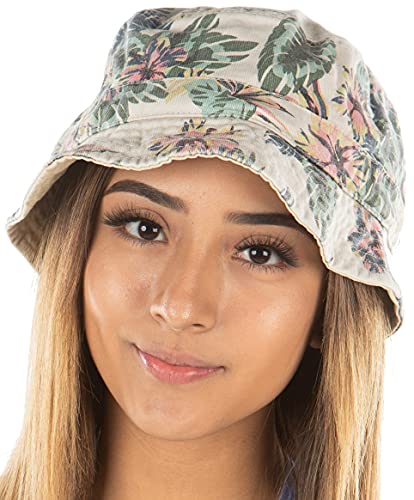Funky Junque Reversible Floral Bucket Hat By Funky Junque