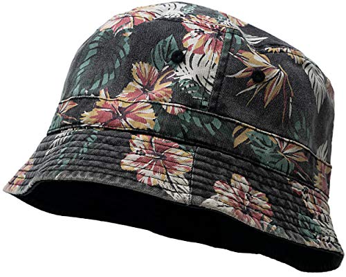 funky junque Reversible Floral Bucket Hat by Funky Junque