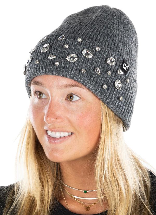 Funky Junque Rhinestone Sparkle Beanie By Funky Junque
