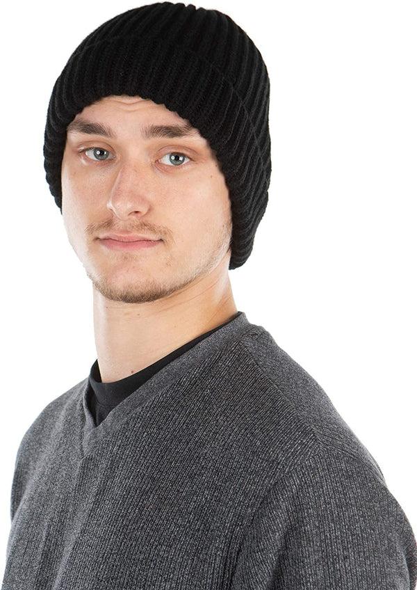 Funky Junque Ribbed Beanie & Convertible Gloves/Mittens Set By Funky Junque