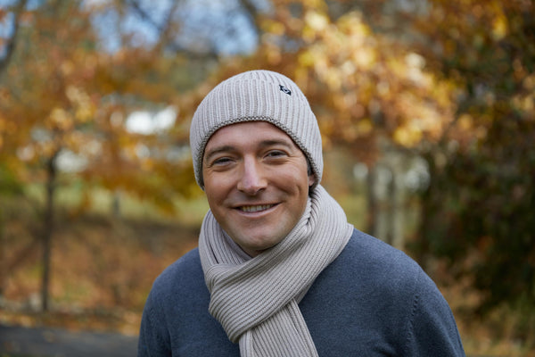 Funky Junque Ribbed Knit Beanie & Scarf Set By Funky Junque