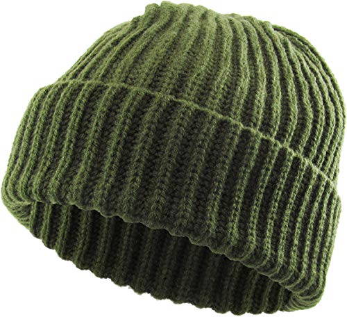 Funky Junque Ribbed Knit Stretch Beanie By Funky Junque
