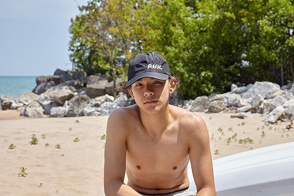 Funky Junque RUN Laser Cut Running Cap By Funky Junque