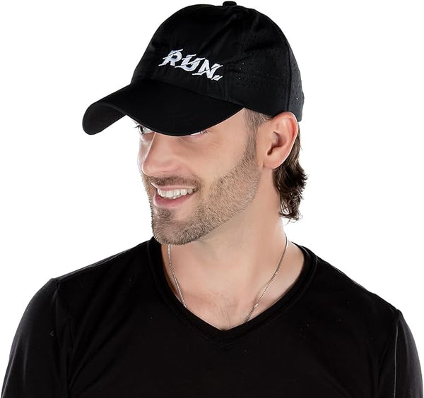 funky junque RUN Laser Cut Running Cap by Funky Junque