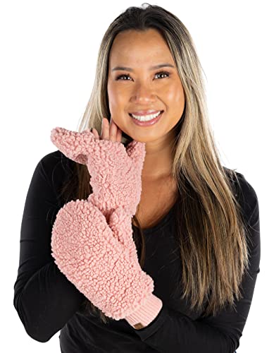 Funky Junque Sherpa Convertible Mittens By Funky Junque